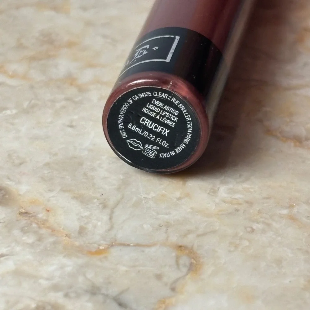 Kat Von D Everlasting Liquid Lipstick 6.6mL Crucifix Deep Brown Matte‎ NWOB